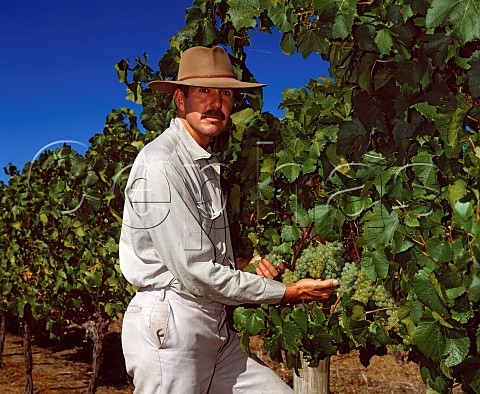 John Brocksopp consultant viticulturist to Leeuwin Estate in Margaret River and owner of Lillian in Pemberton Western Australia