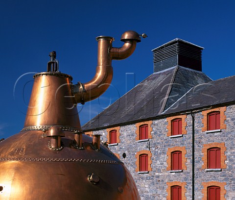 Copper pot still in the grounds of the Jameson Heritage Centre  part of the Midleton Whiskey Distillery Midleton County Cork Eire