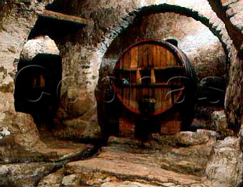 Cask in cellars at Domaine de la Pardiguiere Le Luc   en Provence Var AC Cote de Provence