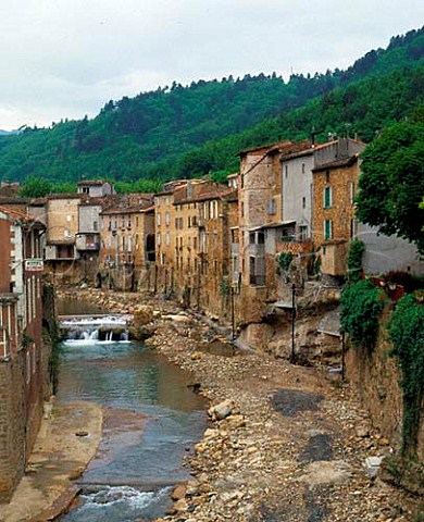 RenneslesBains Aude France One of the villages  devastated by the flood of September 1992  in one hour the water level rose to within a metre of the   camera position
