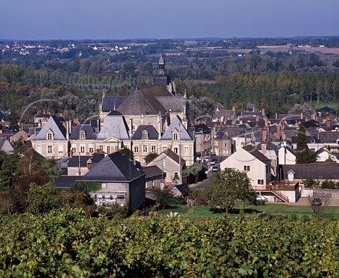 View over RochefortsurLoire and the Loire Valley   MaineetLoire France   AnjouVillages  Coteaux du LayonVillages