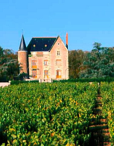 Chteau lOre viewed over vineyard   BeaulieusurLayon MaineetLoire France    ACs Coteaux du LayonVillages AnjouVillages etc