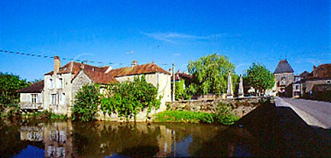 River Serein at NoyerssurSerein Yonne France    Bourgogne