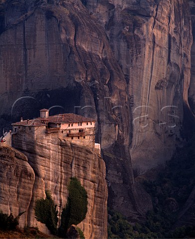 Roussano Monastery in the Meteora Thessaly Greece