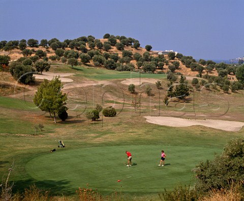 Golf course of Porto Carras Sithonia Halkidiki Greece