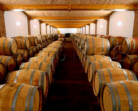 New oak barriques in the cellars of Aldo Conterno   These are used for his Il Favot 100 Nebbiolo and   Chardonnay    Monforte dAlba Piemonte Italy