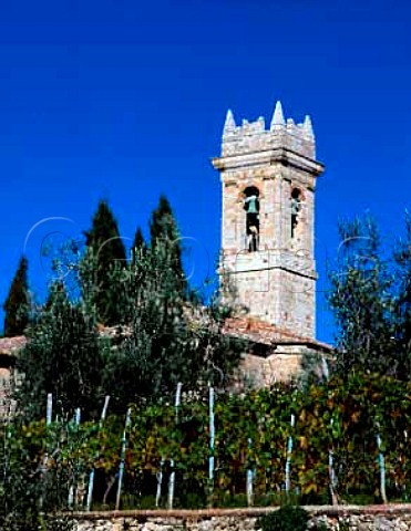 The old church at Monti di Chianti Tuscany Italy    Chianti Classico