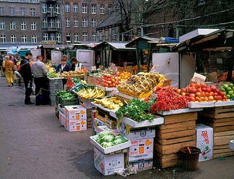 Vegetable market Gdansk Poland Produce is good   quality and abundant