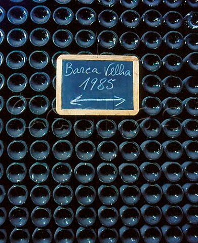 Bottles of 1985 Barca Velha maturing in a lodge of    Ferreira at Vila Nova de Gaia   Portugal