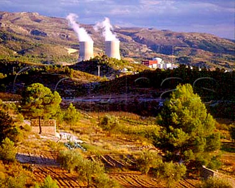 Power station by the Rio Jcar at Cofrentes   Valencia province Spain
