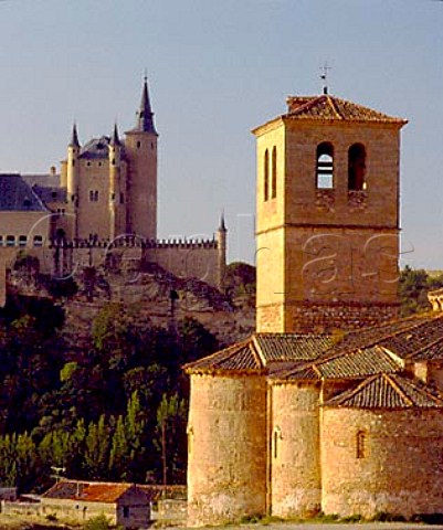 Iglesia de la Vera Cruz below the Alcazar   Segovia Castilla y Len Spain