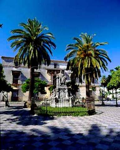 Plaza Domecq in Jerez de la Frontera the capital of   the Sherry region Andalucia Spain
