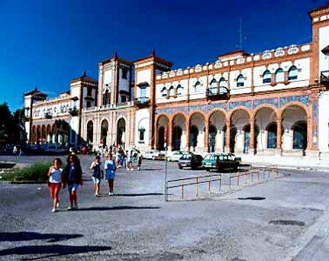 The railway station of Jerez de la Frontera capital   of the Sherry region Andalucia Spain