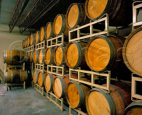 Oak barriques in winery of Prince Michel Vineyards   Leon Madison Co Virginia USA