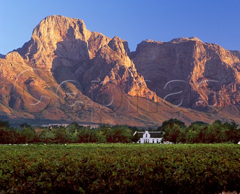 Cape Dutch manor house of Boschendal Estate in the Groot Drakenstein valley Franschhoek Cape Province South Africa   Paarl WO