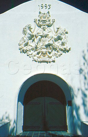 Entrance to Plaisir de Merle wine   cellars of Distell Paarl South Africa