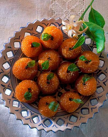 Orange and carrot sweets Portuguese