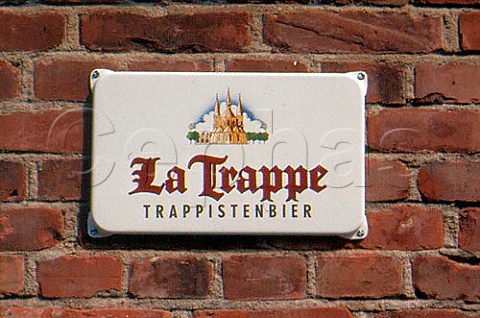 Koningshoeven near Tilburg   Netherlands Abbey of Our Lady La   Trappe beer plaque