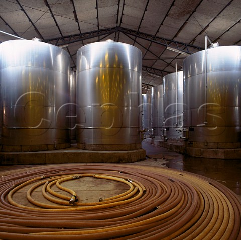 Tanks and pipes in the winery of Errazuriz    Aconcagua Valley Chile