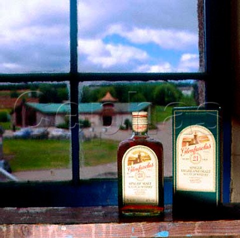 Glenfarclas Whisky and visitor centre of distillery Ballindalloch Banffshire Scotland