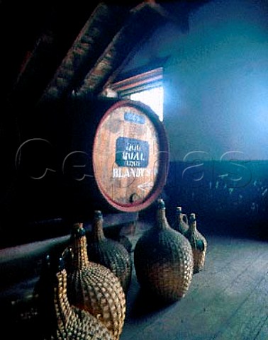Ageing room in the roof at Adegas de Sao Francisco   owned by the Madeira Wine Company  Funchal Madeira