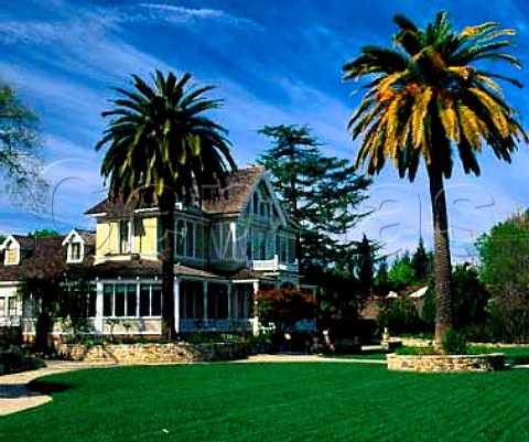 Sutter Home guest house in the grounds of the   winery StHelena Napa Co California