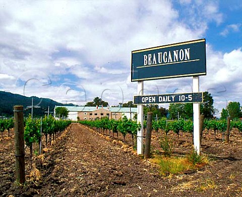 Beaucanon Winery Rutherford Napa Co California