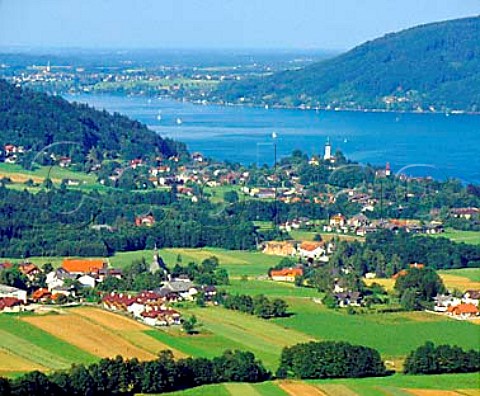 Attersee Village and Lake Salzkammergut region   Austria