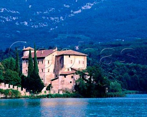 Castel Toblino on Lago di Toblino in the   Valle dei Laghi region Trentino Italy