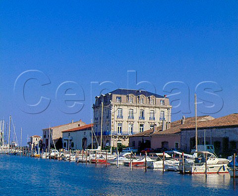 Hotel by the port of Marseillan on the   Bassin de Thau Hrault France