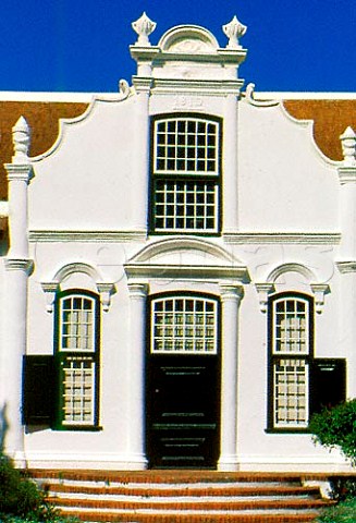 Front gable of Boschendal Manor House  Franschhoek South Africa Paarl WO