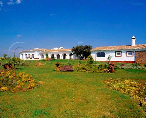 Visitor centre and restaurant of the Herdade do   Esporo winery Reguengos de Monsaraz Portugal   Alentejo