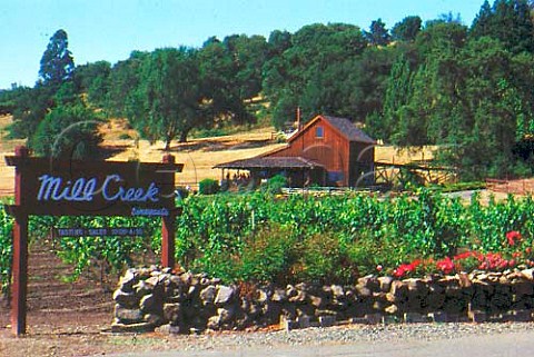 Mill Creek Vineyards and Winery near   Healdsburg Sonoma Co California  Dry Creek Valley