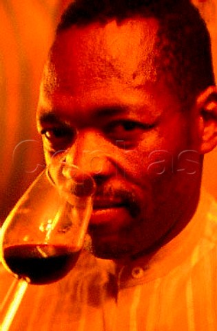 Ntshangase Jabulani one of the four   partners of Spice Route Winery   Malmesbury  South Africa Swartland