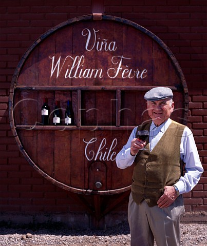William Fvre of Burgundy at his winery in the Maipo   Valley Chile