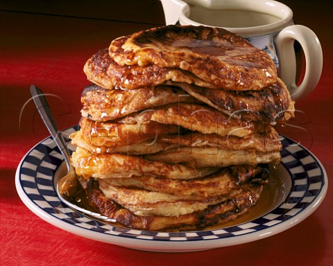 Breakfast Pancakes with maple syrup