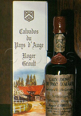 Bottle of Calvados du Pays dAuge  Calvados France Normandy