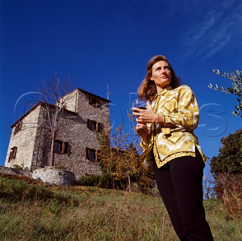 Stefania Canali of Fattoria Nittardi   Castellina in Chianti Tuscany Italy
