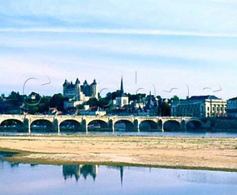 Saumur and its chteau on the River Loire   IndreetLoire France