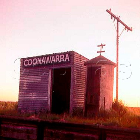 Coonawarra Railway Station at dusk   South Australia