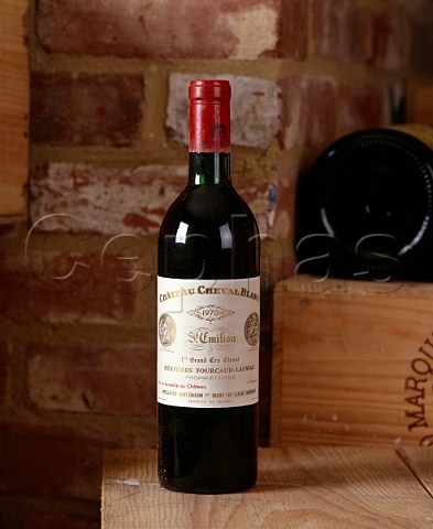 Bottle of Chteau Cheval Blanc 1970   Stmilion  Bordeaux