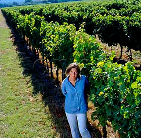 Allegra Antinori in Tenuta Belvedere vineyard of   Marchesi Antinori where Guado al Tasso is made   Bolgheri Tuscany Italy