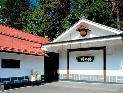 Entrance to the Sawanoi Sake Brewery Sawai Tokyo