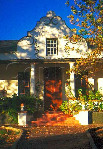 Cape Dutch manor house of Hilderbrand   Estate Wellington South Africa