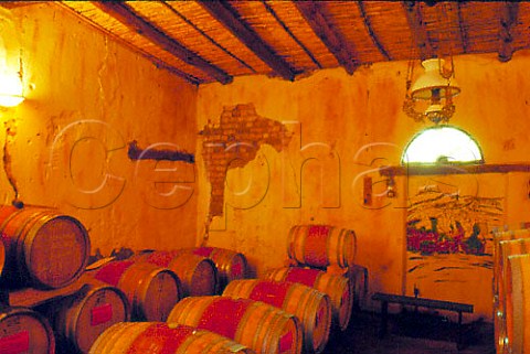 Barrel cellar of Hilderbrand Estate   Wellington South Africa  Paarl