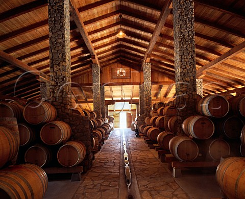 Barrel room of the new Sanford winery   Buellton Santa Barbara Co California USA  Santa Rita Hills AVA  Santa Ynez Valley
