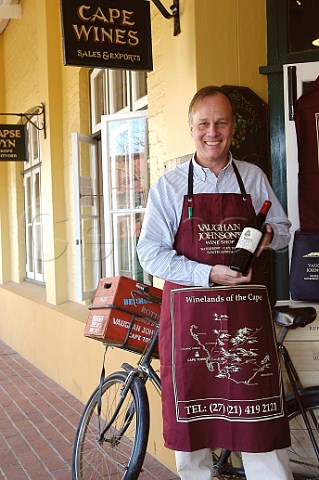 Vaughan Johnson of Vaughan Johnsons Wine Shop   Cape Town South Africa