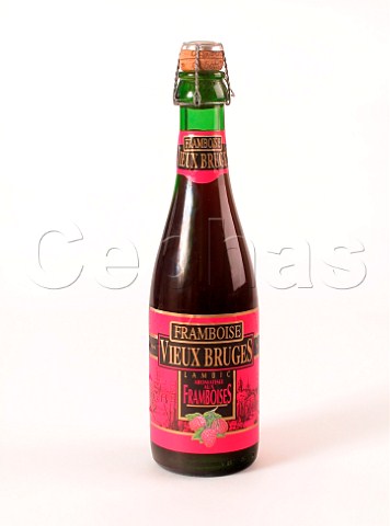 Bottle of Vieux Bruges Framboises lambic raspberry   beer Belgium