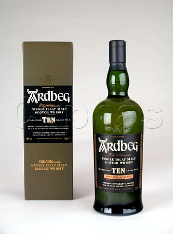 Bottle of Ardbeg single malt scotch whisky Ardbeg   Isle of Islay Scotland
