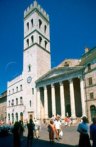 Temple of Minerva Assisi Umbria Italy